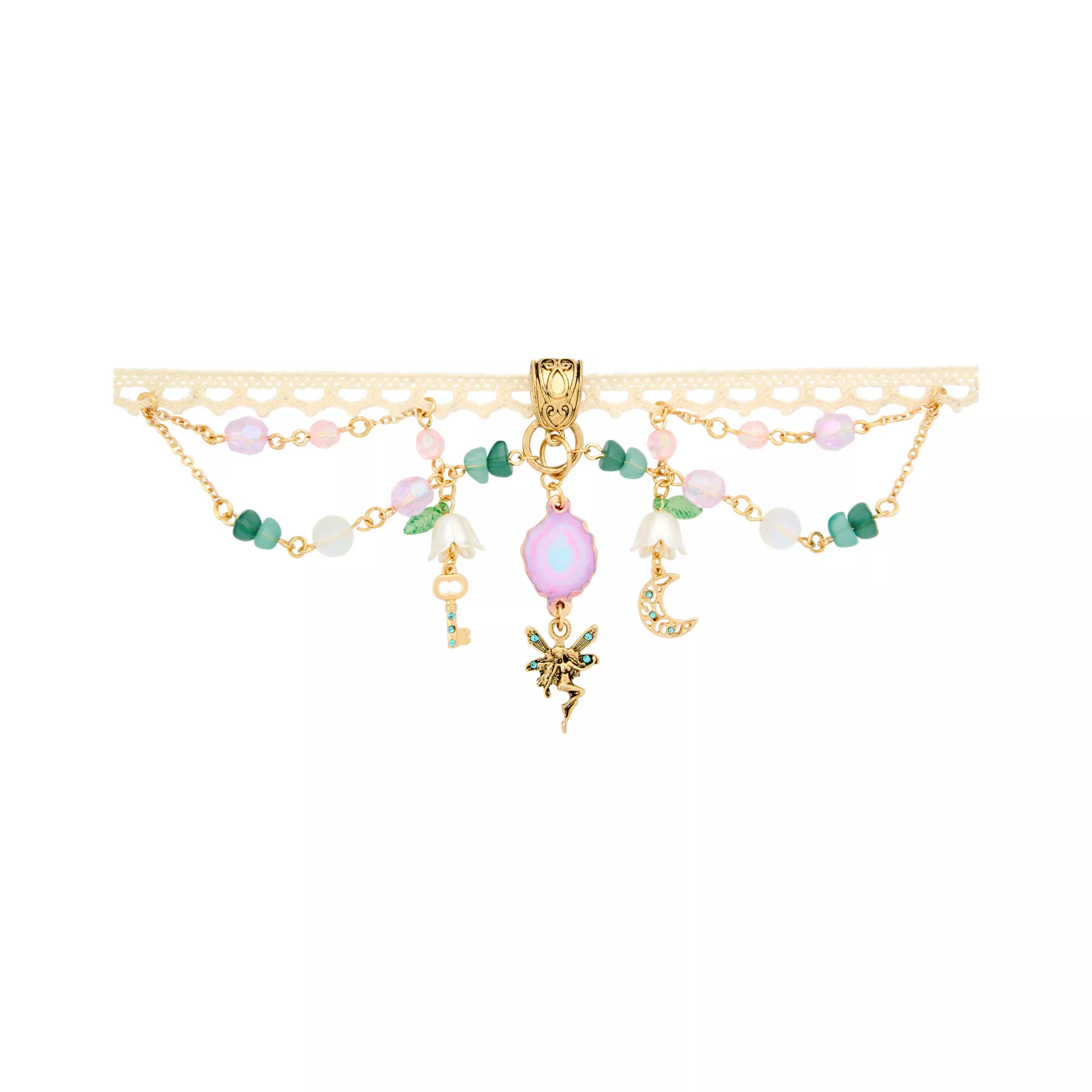Enchanted Fairy Lace Choker Necklace