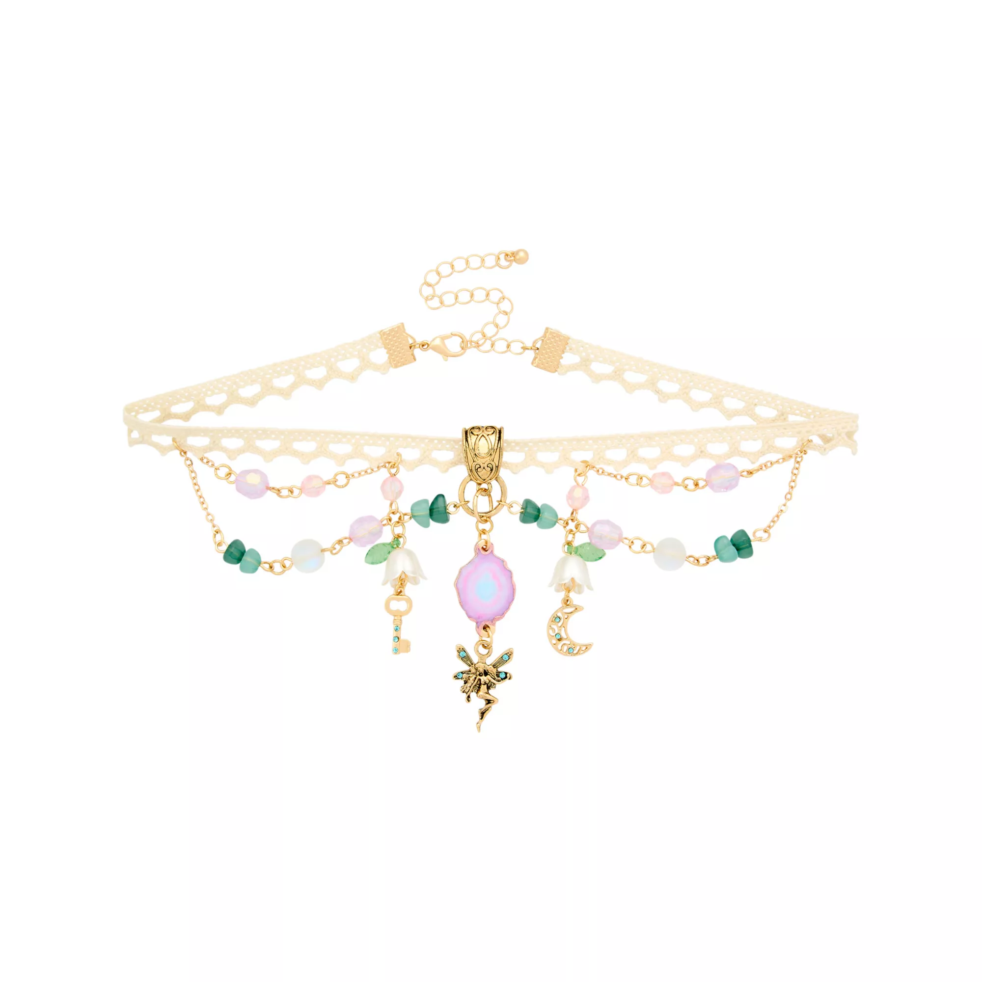 Enchanted Fairy Lace Choker Necklace