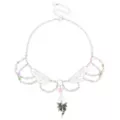 Pink Beaded Butterfly Fairy Chain Necklace at Spencer's