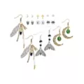 Multi-Pack Gothic Celestial Bug Earrings - 9 Pack at Spencer's