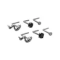 Multi-Pack Black CZ Snake Titanium L-Bend Nose Rings 6 Pack - 20 Gauge at Spencer's