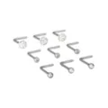 Multi-Pack ASTM F-136 CZ Ball L-Bend Nose Rings 9 Pack - 20 Gauge at Spencer's