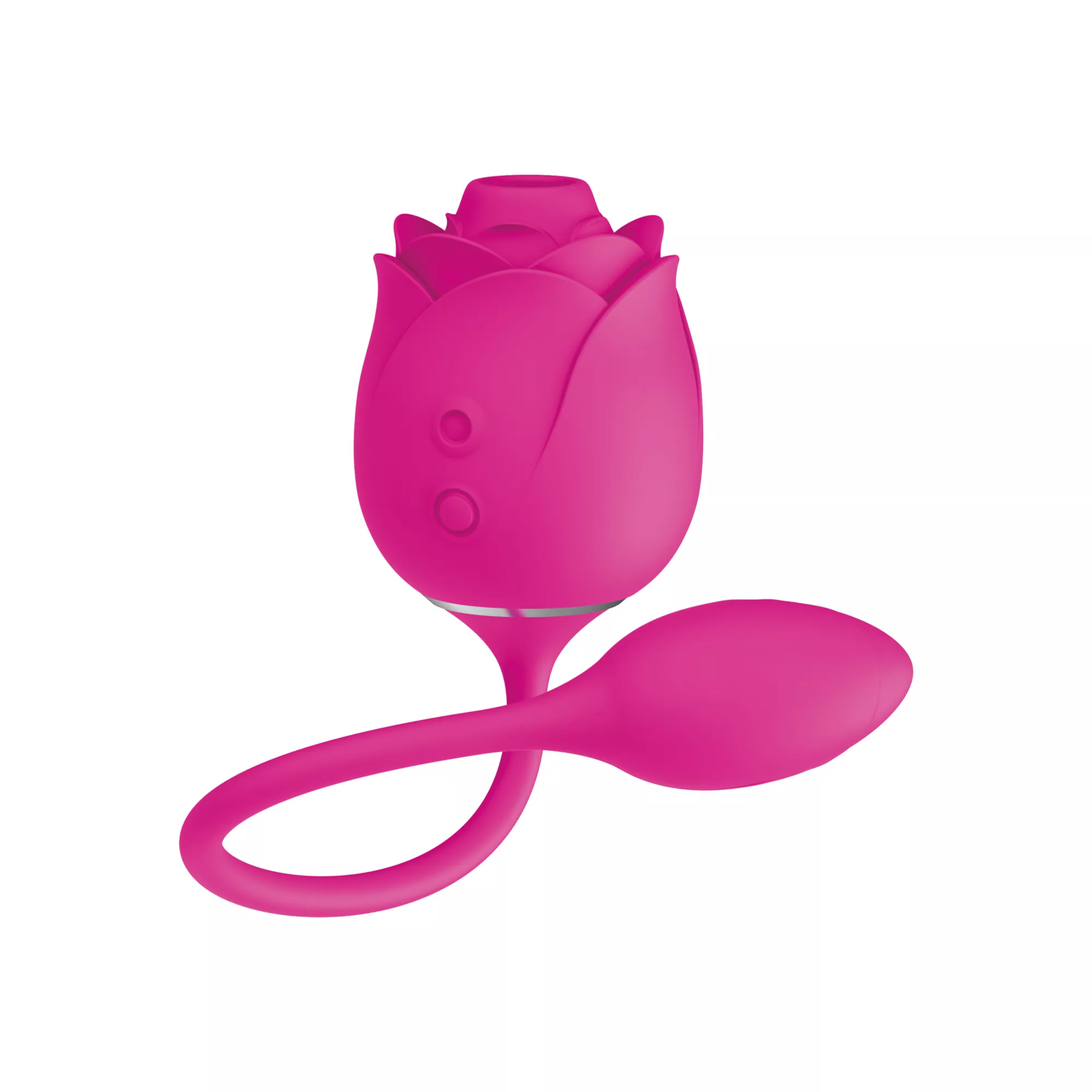 Lovehoney Rose Glow 2-in-1 Clitoral Suction Stimulator with Egg Vibrator Pink at Spencer's