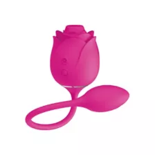 Lovehoney Rose Glow 2-in-1 Clitoral Suction Stimulator with Egg Vibrator Pink at Spencer's