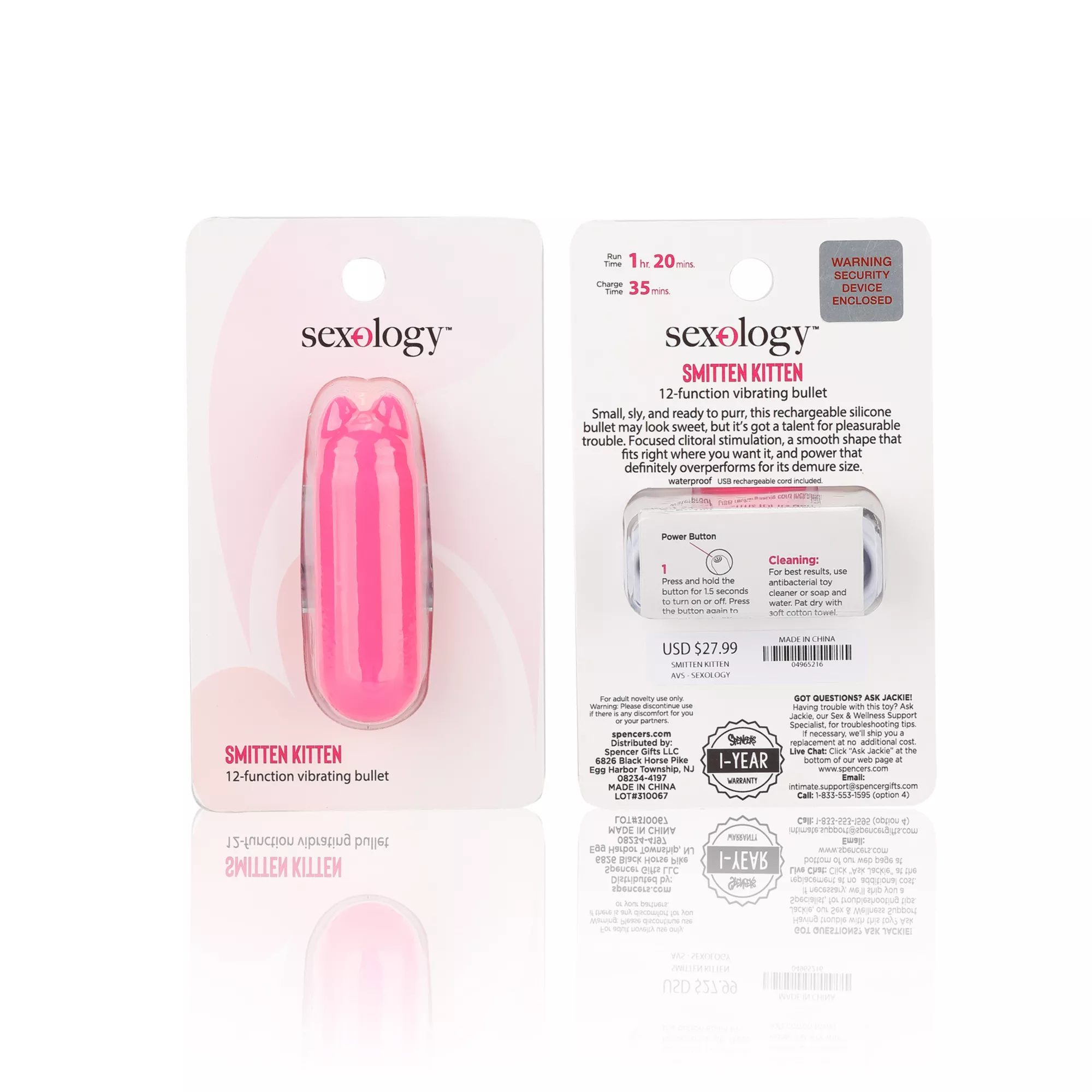 Sexology Smitten Kitten Bullet Vibrator at Spencer's