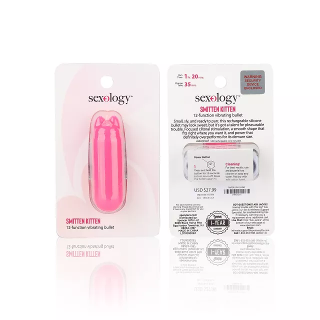 Sexology Smitten Kitten Bullet Vibrator at Spencer's