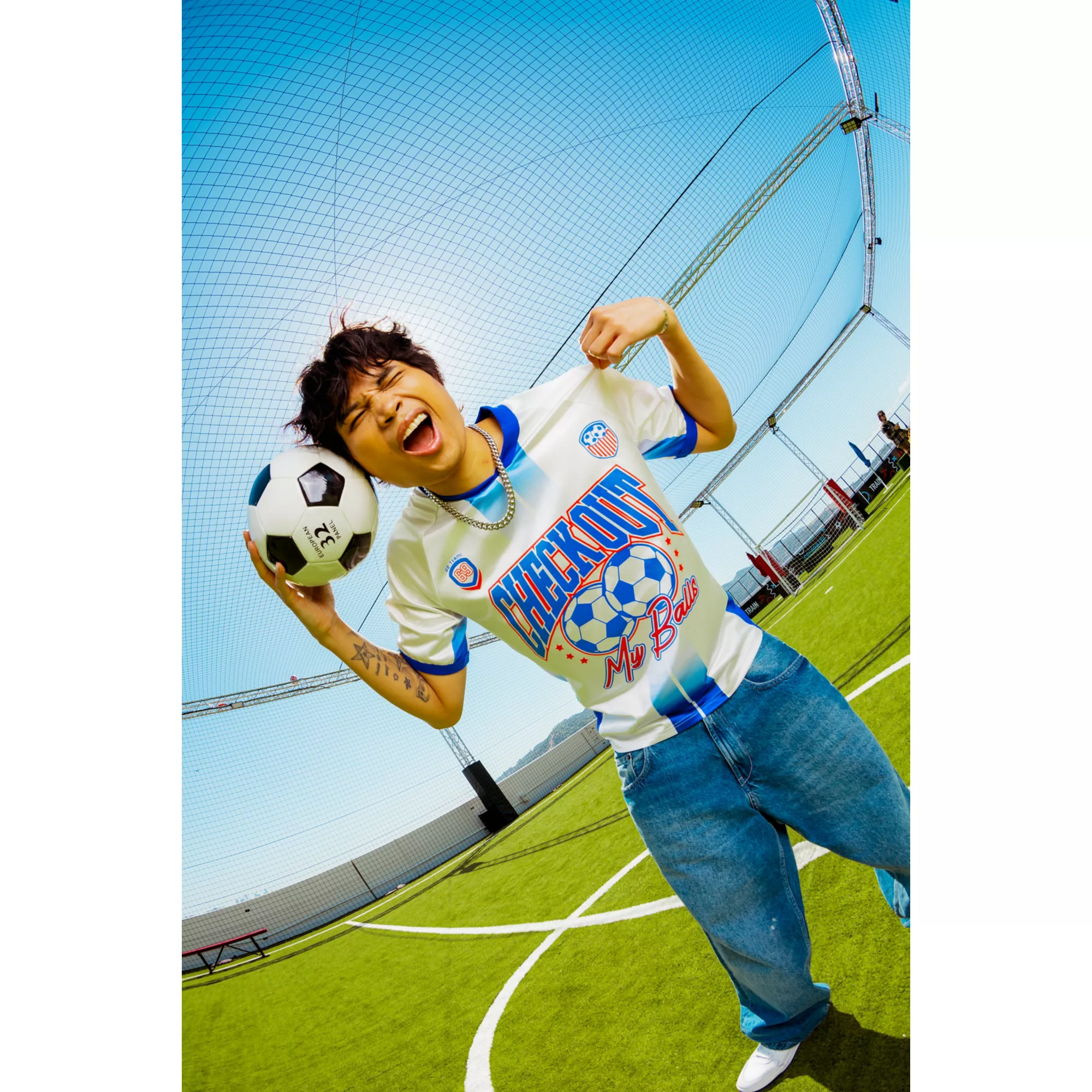 Check Out My Balls Soccer Jersey at Spencer's