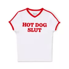 Hot Dog Slut Baby T Shirt at Spencer's