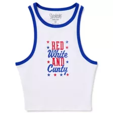 Red White and Cunty Tank Top at Spencer's
