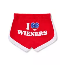 I Heart Wieners Booty Shorts at Spencer's
