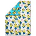 Minions Marker Doodle Reversible Fleece Blanket at Spencer's