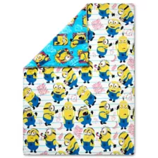 Minions Marker Doodle Reversible Fleece Blanket at Spencer's