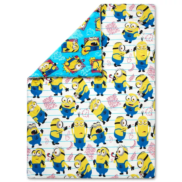 Minions Marker Doodle Reversible Fleece Blanket at Spencer's
