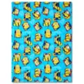 Minions Marker Doodle Reversible Fleece Blanket at Spencer's