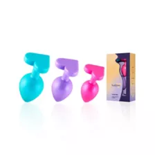 Hott Love Triple Bliss Silicone Plug Set - 3 Piece at Spencer's