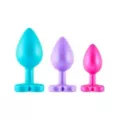 Hott Love Triple Bliss Silicone Plug Set - 3 Piece at Spencer's