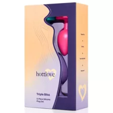 Hott Love Triple Bliss Silicone Plug Set - 3 Piece at Spencer's