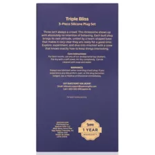 Hott Love Triple Bliss Silicone Plug Set - 3 Piece at Spencer's