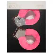 Hot Pink Heavy-Duty Furry Handcuffs - Pleasure Bound at Spencer's