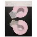 Pink Heavy-Duty Furry Handcuffs - Pleasure Bound at Spencer's
