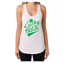 Lucky Bitch Tank Top at Spencer's