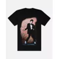 Michael Jackson Brick Wall T Shirt at Spencer's