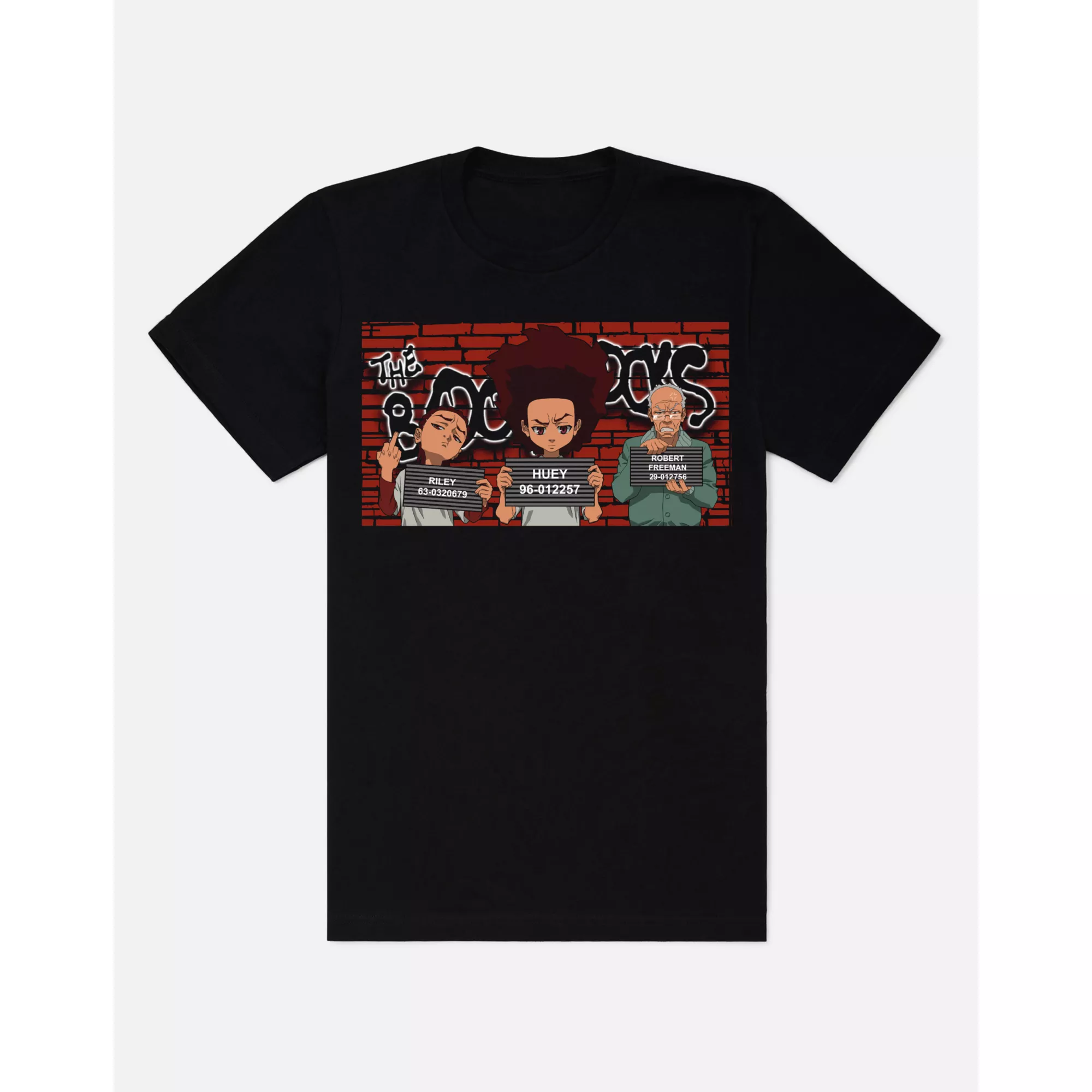 The Boondocks Triple Mugshot T Shirt at Spencer's