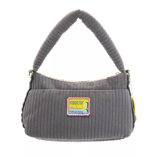 Whatever! Makes You Happy Peanuts Patch Pin Baguette Handbag at Spencer's