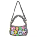 Whatever! Makes You Happy Peanuts Patch Pin Baguette Handbag at Spencer's