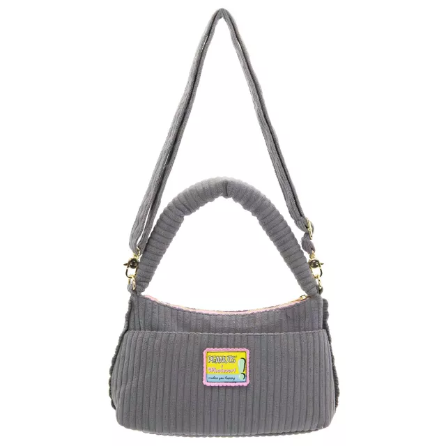 Whatever! Makes You Happy Peanuts Patch Pin Baguette Handbag at Spencer's
