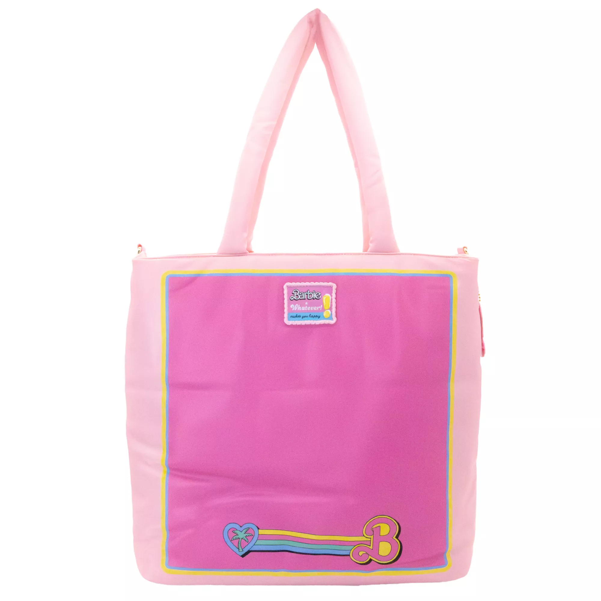 Whatever! Makes You Happy Barbie California Dream Padded Tote Bag