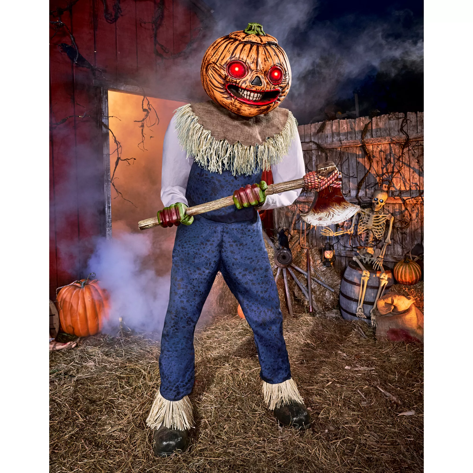 7 Ft 1 In Pumpkin Punisher Animatronic at Spirit Halloween