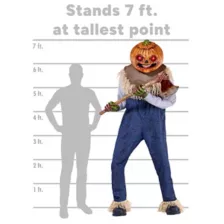 7 Ft 1 In Pumpkin Punisher Animatronic at Spirit Halloween