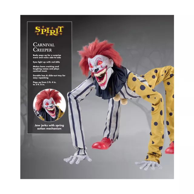 3 Ft 9 In Carnival Creeper Animatronic at Spirit Halloween