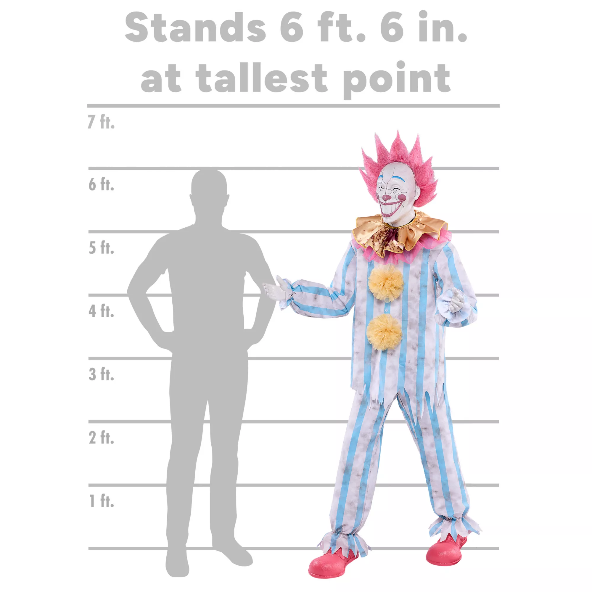 6 Ft 6 In Crackles Animatronic