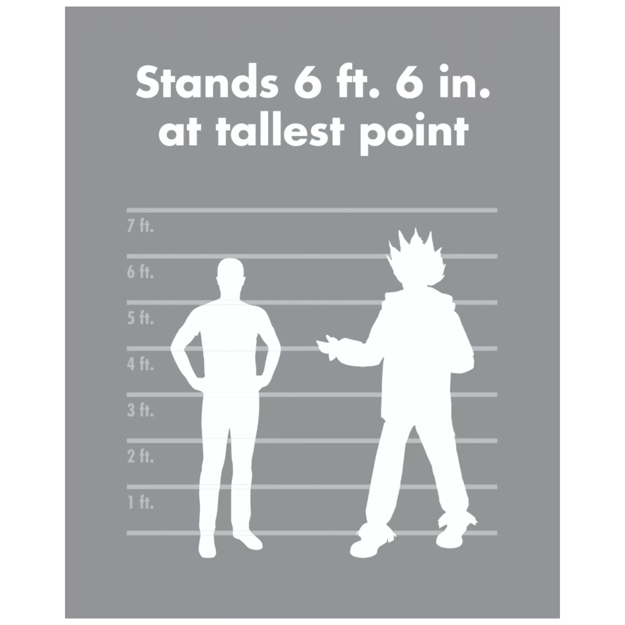 6 Ft 6 In Crackles Animatronic
