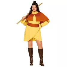 Adult Aang Dress Costume - Avatar: The Last Airbender at Spirit Halloween