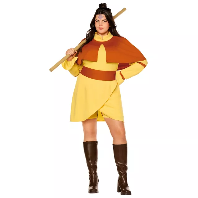 Adult Aang Dress Costume - Avatar: The Last Airbender at Spirit Halloween
