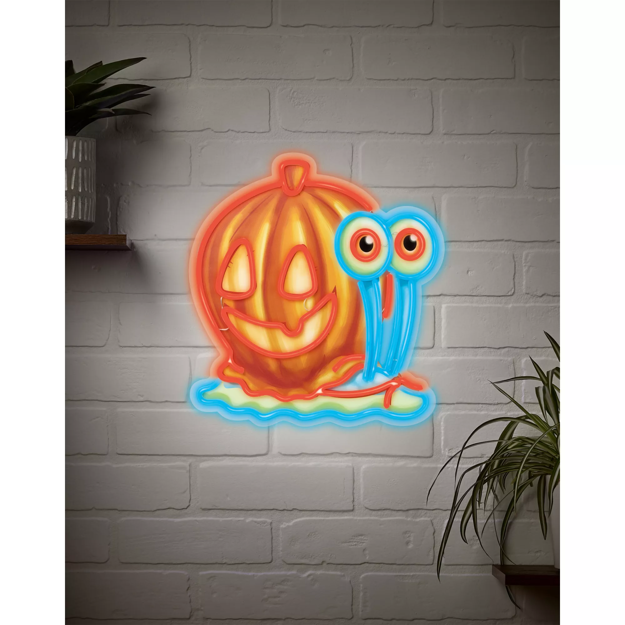 Pumpkin Gary Neon LED Light-Up Sign - SpongeBob SquarePants