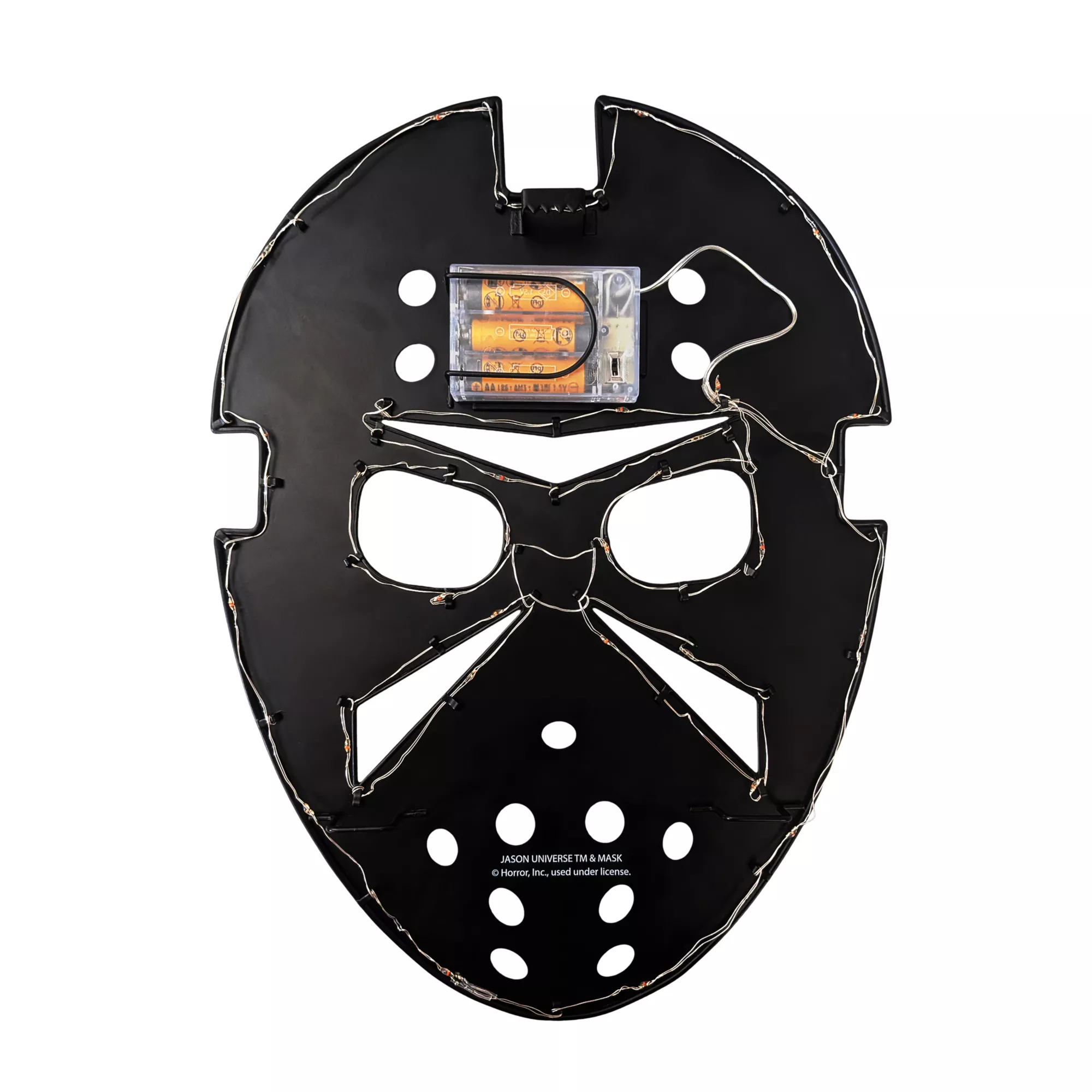Jason Voorhees Mask LED Light-Up Sign - Jason Universe