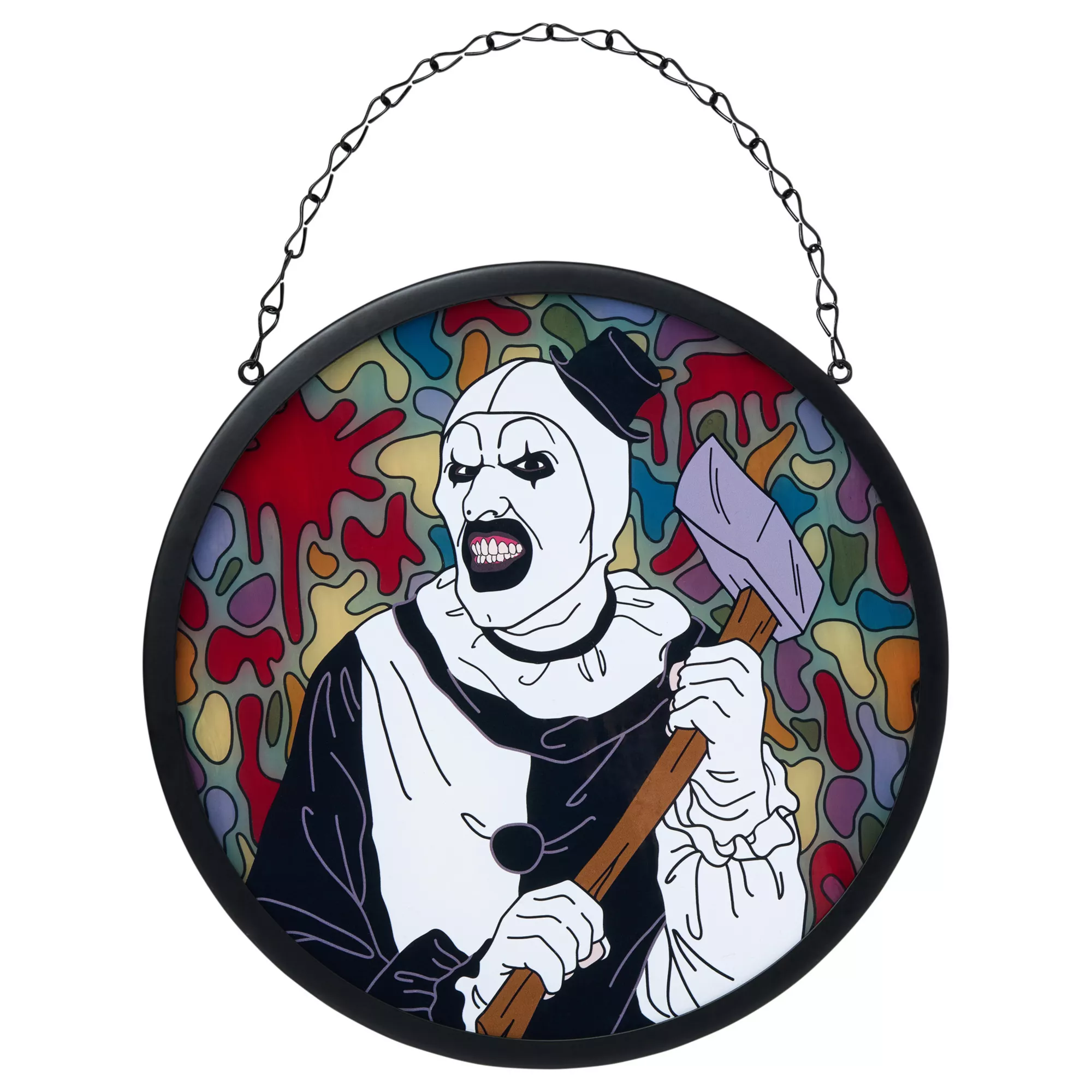 Art the Clown Stained Glass Suncatcher - Terrifier at Spencer's
