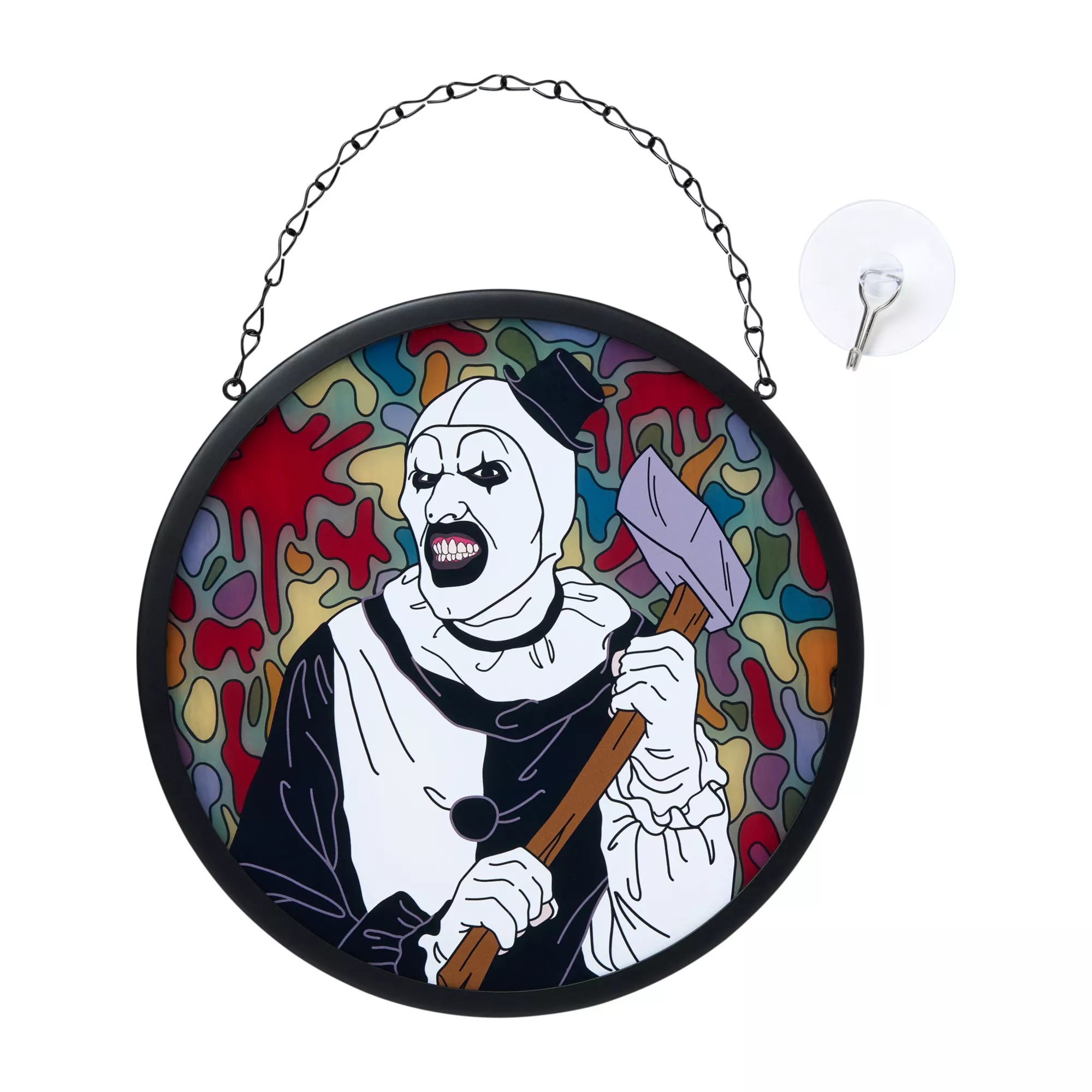 Art the Clown Stained Glass Suncatcher - Terrifier at Spencer's