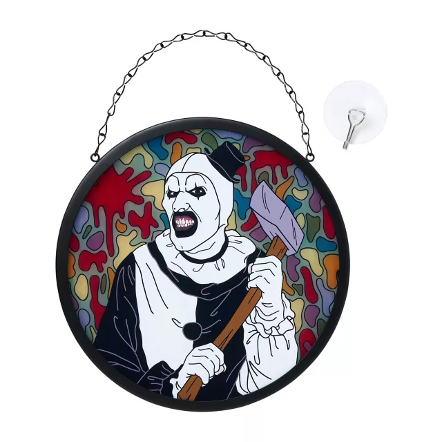 Art the Clown Stained Glass Suncatcher - Terrifier at Spencer's