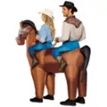 Adult Two-Rider Horse Inflatable Costume at Spirit Halloween