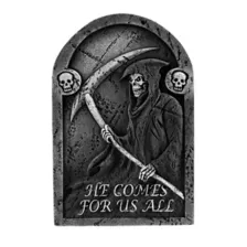 Skull Tombstones - 4 Pack at Spirit Halloween