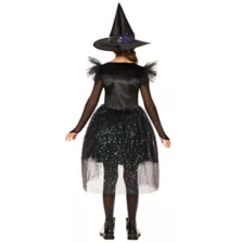 Kids Glimmer Witch Tulle Dress Costume at Spirit Halloween