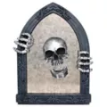 Skull Mirror Sign at Spirit Halloween