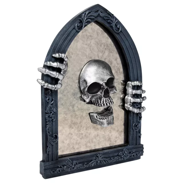 Skull Mirror Sign at Spirit Halloween