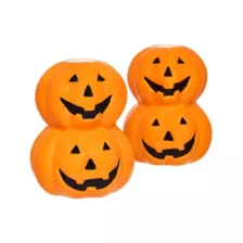 Stacked Pumpkin Candle Holders - 2 Pack at Spirit Halloween