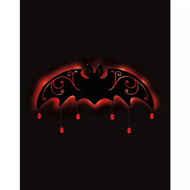 Enchanted Bat LED Light-Up Sign at Spirit Halloween
